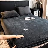 Einzelbett-/Doppelbettlaken (Queen-Größe) – 30 cm Tiefe Pflegeleichte Superweiche Warme...