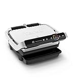 Tefal OptiGrill Elite Kontaktgrill, 12 Programme, Digitales Display mit Garstufenanzeige, Abnehmbare...