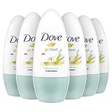 DOVE Deo Roll-on Women'Go Fresh - Pear & Aloe Vera' - 6er Pack (6 x 50 ml)