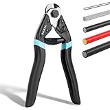 SHALL Drahtseilschneider Kabelschneider Drahtschneider Bowdenzug-Zange aus CrV-Stahl | Schneidet bis...