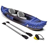 Apollo Kajak Sea Lion | aufblasbar, extra geräumig 312 x 91 x 51 cm | stabiles und leichtes Kanu |...