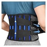 ZHCHAO Verstellbarer Lendenwirbelstützgürtel für die Taille, orthopädische Bandage für die...