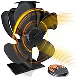 Brandson - wärmebetriebener Kaminventilator - Ofenventilator - Lüfter für Kaminöfen Holzöfen...