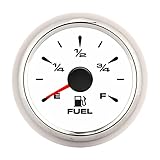 2 Zoll Kraftstoffanzeige Digital mit 190 Ohm Sensor, 8 Farben Hintergrundbeleuchtung, 12V / 24V...