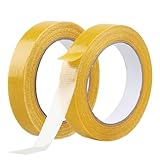 2 Rollen Teppichklebeband Doppelseitig Extra Stark, Doppelseitiges Klebeband Extra Starkes...