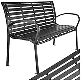 tectake® 3-Sitzer Gartenbank, Premium Garten Möbel Bank, Sitzbank wetterfest, bis 200 kg...