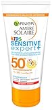 Garnier Sonnencreme Kids, Sonnenschutz-Milch für Kinder extra wasserfest, LSF 50+, Ambre Solaire,...