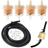 Benzinschlauch Kit, Benzinfilter, Benzinfilter Motorrad, 2M Inkl Kraftstoffleitung + 4 Stück 6mm...