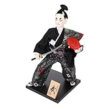 GLSTOY Japanische Samurai-Puppe Cartoon-Samurai-Figur Dekoration Für Schreibtisch Schlafzimmer...