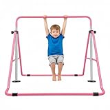 Kinder Gymnastik Bar, Gymnastik Turnreck, Kinder Gymnastikstange mit Höhenverstellbarer, Klappbarer...