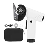 ZJchao Elektrische Schere, Kabelloser Wiederaufladbarer Stoffschneider mit LED-Bildschirm und...