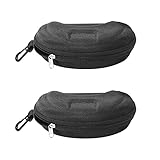 Heshebuy 2 Stück Eva Brillenetui, Tragbare Kratzfeste Brillenorganizer Sonnenbrillen...