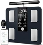 GE Körperfettwaage Smart Waage Personen: Digitale Waage mit Körperfett und Muskelmasse...