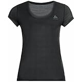 Odlo Unterhemd Damen Kurzarm Active F-Dry Light I Funktionsshirt I Funktionsunterwäsche Kurzarm...