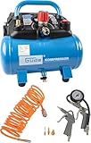 Güde Kompressor Airpower 190/08/6 (ölfrei, max. Druck 8 bar, Kessel 6 l, 1100 W, eff. Liefermenge...