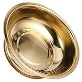 Tofficu Multifunktionale Tragbare Feuerschale aus Metall Goldfarben Elegante Feuerstelle für Garten...