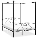 MOBCANT Himmelbett-Gestell, Doppelbett Futonbett Betten Hausbett Geeignet für Wohnungen...