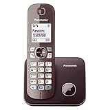 Panasonic KX-TG6811GA DECT Schnurlostelefon (strahlungsarm, Eco-Modus GAP Telefon, ohne...