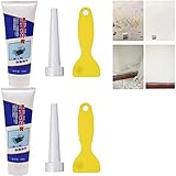 Reparaturspachtel Spachtelmasse Weiß Innen 250G, Wall Repair Paste White, Wandreparatur Creme mit...