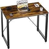 Devoko Schreibtisch Kleiner Tisch Computertisch, 80 x 50 x 75 cm Bürotisch für Arbeitszimmer,...