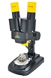 National Geographic Stereo 3D Mikroskop mit 20x Vergrößerung und Auflichtbeleuchtung für Kinder...
