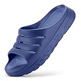 FitVille Breit Diabetiker Badeschuhe Herren Orthopädischer Slippers mit Fußgewölbestütze...