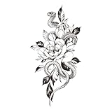 Obesntln Temporäres Tattoo,Rose Temporäres Tattoo | Realistische...