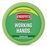 O'Keeffe's Working Hands, 193g Tiegel - Handcreme für extrem trockene, rissige Hände | Erhöht...
