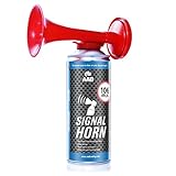 AAB Signal Horn – Laut Nebelhorn 106 dB(A) Mit Nicht Brennbarem Gas, Bis Zu 120 Kurze Pieptöne,...