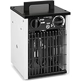 TROTEC Elektro Heizlüfter TDS 10 – Heizleistung 1 kW / 2 kW – Bauheizer Luftmenge 186 m³/h –...