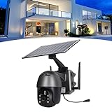 Outdoor Kamera Wireless, Kameras für Home Security Solar Überwachungskamera PIR Bewegungserkennung...