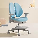JSLJDM Kinderschreibtischstuhl,Kinder-Bürostuhl,Sitztiefe und -höhe verstellbarErgonomisches...