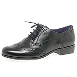 Clarks Damen Hamble Oak Schnürhalbschuhe, Schwarz (Black Leather), 39 EU