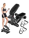 Stepper für zuhause 150kg, Mini Steppers Treppenstepper mit Multifunktions LCD Display Hometrainer...