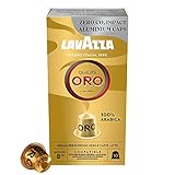 Lavazza Qualità Oro, Arabica-Bohnen mit fruchtig-floralem Geschmack, 10 Kapseln, Nespresso...