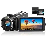 Videokamera 1080P 36MP Camcorder, Vlogging Kamera 30FPS 16X Digitalzoom für...