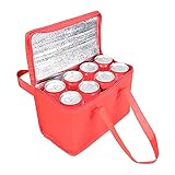 WOURRD Weiche Kühltasche, Kühltasche, Thermotasche, Lebensmittel-Liefertasche, große Kühltasche,...