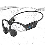 Guudsoud Knochenschall Kopfhörer,Kopfhörer Schwimmen, Bluetooth IP68 wasserdichte Kopfhörer...