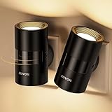 AUVON Nachtlicht Steckdose mit Bewegungssensor & Dämmerungssensor (90° Drehbar, Zuschaltbare...