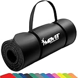 MOVIT Gymnastikmatte, hautfreundlich und phthalatfrei, in 3 Größen und 12 Farben - Auswahl: 183cm...