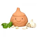 MamboCat Knoblauchtopf Knut I Vorrats-Dose zur Aufbewahrung I Füllmenge ca. 250g Knoblauch I echtem...