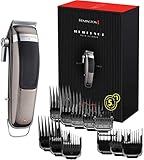 Remington Haarschneidemaschine Profi Retro [selbstschärf. Edelstahl Klingen mit...
