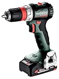 metabo Akku-Bohrschrauber BS 18 L BL Q - 18 V, 65 Nm Drehmoment - Brushless Motor, LED-Licht,...