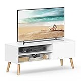 VASAGLE TV-Schrank, Lowboard, Fernsehschrank für Fernseher bis zu 55 Zoll, 120 cm lang,...
