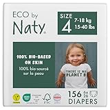 Eco by Naty Babywindeln — Umweltfreundliche Windeln auf pflanzlicher Basis, ideal für...