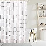 Gvolatee Duschvorhang Antischimmel 180 X 200 cm, Waschbar PEVA Shower Curtains mit 12...