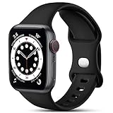 CeMiKa Kompatibel mit Apple Watch Armband 41mm 40mm 38mm 42mm, Ersatz Silikon Sport Armbänder...