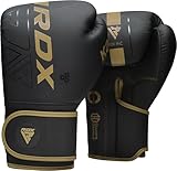 RDX Boxhandschuhe, Muay Thai Kickboxen Sparring, Maya Hide Leder Kara Boxing Gloves Männer Damen,...
