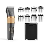 BaByliss Graphite Precision Haarschneider, 8 Kammführungen, 40 Schnittlängen, Kühl bleibende...
