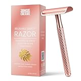 Jungle Culture HEXGRIP Rasierhobel für Frauen in Roségold • Umweltfreundliche, wiederverwendbare...